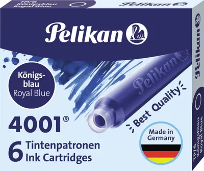 Zdjęcie produktu dla Pelikan TP/6, Niebieski, Niebieski, Pióro wieczne, 6 szt.