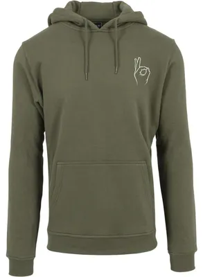 Produktbild von Mister Tee - "Easy Sign" Kapuzenpullover für Herren TN2175 (L) (Oliv)