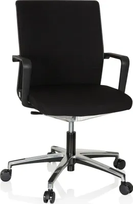 Produktbild von hjh OFFICE Profi Bürostuhl MOVE-TEC 3D Ergonomischer Schreibtischstuhl mit Armlehnen Stoff Schwarz Drehstuhl für Büro, Zuhause