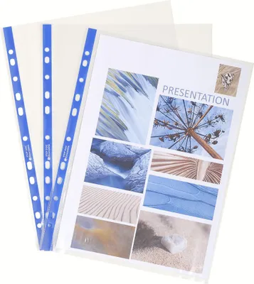 Image de EXACOMPTA Pochette Stop Doc DIN A4 PP transparent lisse 25 pochettes