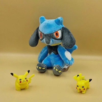 Obrázek produktu pro Plyšák Pokémon Riolu – 14 cm plyšák Riolu