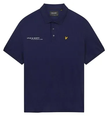 Produktbild von Lyle & Scott - "Ordinate" Poloshirt für Herren, kurzärmlig GT14266 (S) (Marine)