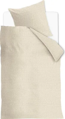 Produktbild von Beddinghouse Seersucker Bettwäsche-Garnitur Summer Farbe Sand Größe 155x220+80x80