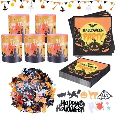 Zdjęcie produktu dla Serwetki papierowe halloween rozpoczęcie szkoły dekoracja stołu