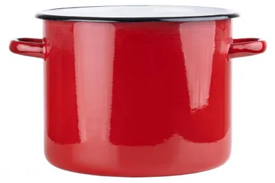 Produktbild von Emaillierter Topf ohne Deckel RED 5.5l Gas Induktion