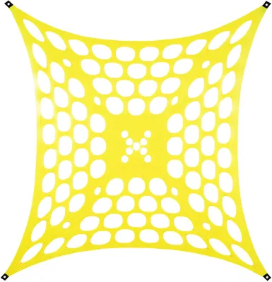 Produktbild von PSYWORK Schwarzlicht Segel Elasthan "Space Dots" Vanille, 3x3m