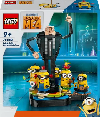 Immagine prodotto di LEGO Cattivissimo Me 4 Gru E I Minions In Mattoncini 75582 - Set Da Costruzione 839 Pezzi