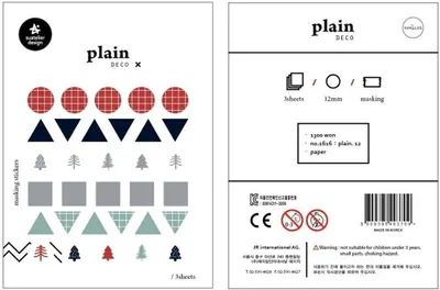 Productafbeelding van Stickers, markeringen #12, Winter, 3 vellen.