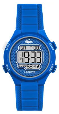 Produktbild von Lacoste Digitaluhr für Kinder Kollektion LC33 mit Blaues Silikonarmband - 203006