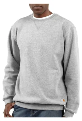 Produktbild von Carhartt K124 Midweight Crewneck Sweatshirt , Größe_Bekleidung:M, Carhartt_Farbe:heather grey