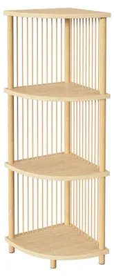 Produktbild von Eckregal KORD, 4 Ebenen, 34 × 34 × 110 cm