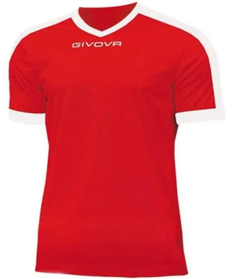 Immagine prodotto di Givova - Maglietta da uomo "Revolution", codice articolo PP9657 (S) (bianco/rosso)