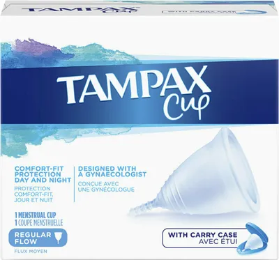 Zdjęcie produktu dla Kubeczek menstruacyjny Tampax o regularnym przepływie