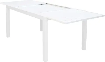 Immagine prodotto di Milani Home - tavolo da giardino allungabile, alluminio, 10 posti, bianco, piano 160 x 90 cm
