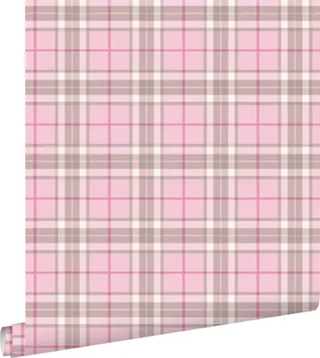 Produktbild von ESTAhome Tapete Karomuster Hellrosa 53 cm x 10.05 m