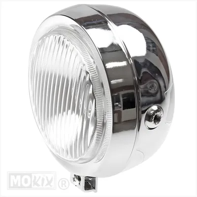 Produktbild von BestPrice Scheinwerfer rund chrom kompatibel mit Puch Maxi