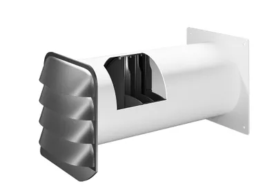 Produktbild von E-Jal Col® 150 Mauerkasten inkl. THERMOBOX Wärmerückhaltesystem / Rundrohranschluss / Compair flow 150 (System Ø 150)