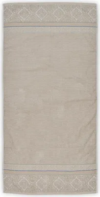Produktbild von Pip Studio Soft Zellig Badetuch Farbe Khaki Größe 70x140cm