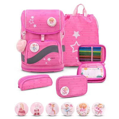 Produktbild von Belmil Smarty Plus Premium Schulranzen Set 5-teilig "Candy"
