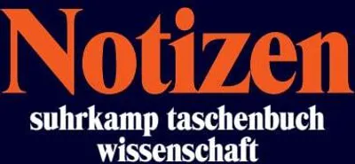 Produktbild von Notizbuch suhrkamp taschenbuch wissenschaft