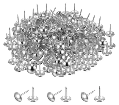 Produktbild von 180 Stück Kuppelnägel, 9,5 x 17 mm, dekoratives Silber