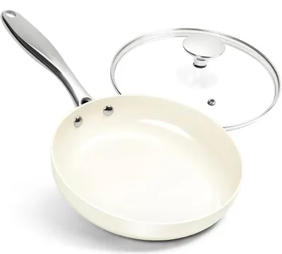 Produktbild von MICHELANGELO Bratpfanne, 20 cm, Keramik-Antihaftbeschichtung, Weiß