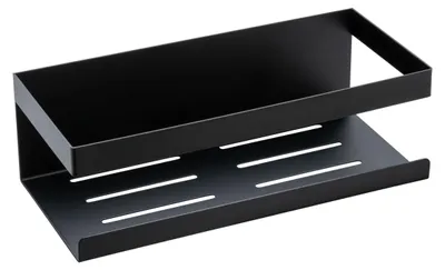 Produktbild von Schöner Wohnen Edelstahl Wandablage Meleto Schwarz Ordnung Badezimmer Aufbewahrung Ablage
