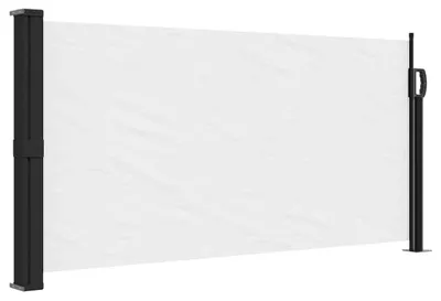 Produktbild von vidaXL Seitenmarkise Ausziehbar Weiß 100x500 cm