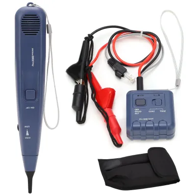 Immagine prodotto di Tester per cavi di rete Cercatore portatile di linee telefoniche Generatore audio Rilevatore di cavi Localizzatore