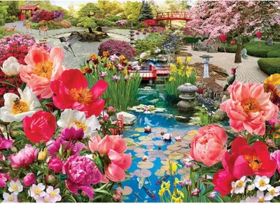 Produktbild von Cobble Hill Japanese Garden, 1000 Stück(e)