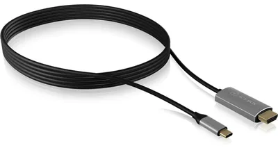 Produktbild von USB 3.2 Gen 1 Adapterkabel, USB-C Stecker > HDMI Stecker (schwarz, 1,8 Meter)