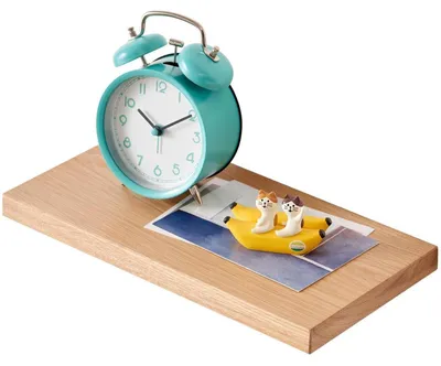 Produktbild von Schweberegal Eiche Massiv 35x15 cm Rustikales Wandregal