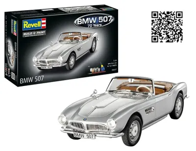 Imagen del producto de Maqueta Revell BMW 507 1:24 – Gift Set 70 Years