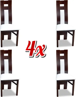 Produktbild von Gruppe Sitz Polster Lehn Stühle Garnitur Holz Massiv Luxus Sessel Set 4x Stuhl