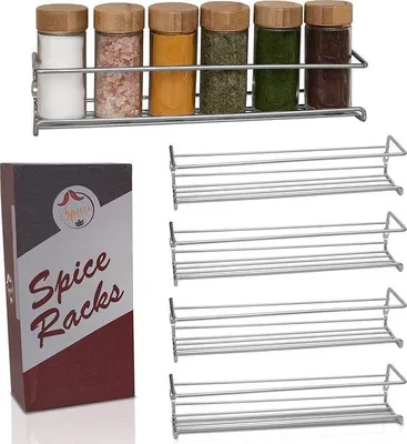 Produktbild von Famanu Gewürzregal zur Aufbewahrung von Gewürzgläsern - Küchenorganizer