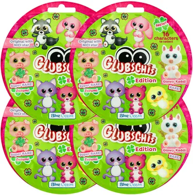 Produktbild von Blue Ocean Glubschis Sammelfiguren Glück Serie 3 - Glubschi Glitzer Figur - 4 Tüten