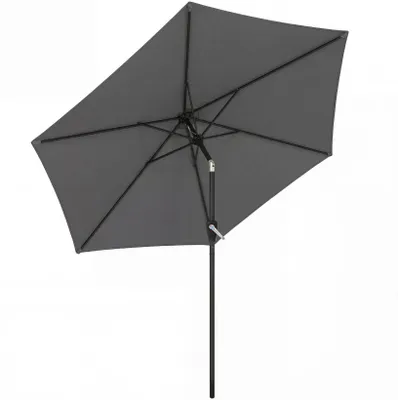 Produktbild von Sonnenschirm, knickbar Balkonschirm mit Kurbel Gartenschirm