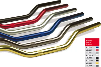 Produktbild von TRW Superbike Aluminiumlenker, rot Monster 750 M1 CBF600 PC38 GT250 GT250 Z750 ZR750J Scrambler 900