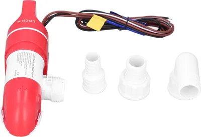 Obrázek produktu pro Nízkoprofilové kalové čerpadlo 1100 GPH/4160lPH Elektrické automatické čerpadlo z nerezové oceli DC12V 360° rotace pro lodě