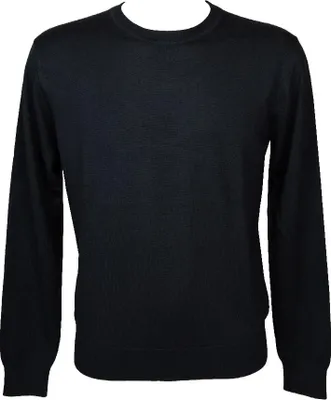 Obrázek produktu pro RAGNO Pánský svetr s kulatým výstřihem a dlouhými rukávy, 100 % extra jemná Vlna, síla 12, č. U854M9, velikost 54, 100 % vlna