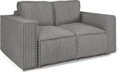 Produktbild von Sofa Designersofa 2-Sitzer VAJANA Stoff Tilia Grau