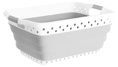 Productafbeelding van Opvouwbare wasmand, vierkant, ruimtebesparend, pop-up wasmand voor kleding