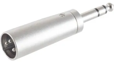 Produktbild von XLR-Stecker / Klinkenstecker 6,3 mm, Stereo