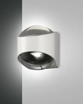 Produktbild von Fabas Luce LED Außen-Wandleuchte Remy 120x120mm 12W Warmweiß IP65 Weiß