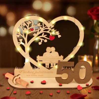 Immagine prodotto di Regalo in denaro per il 50° anniversario di matrimonio, regalo per il cinquantesimo anniversario