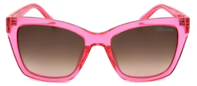 Produktbild von Blumarine SBM805 Fuxia trasparente lucido 53/18/135 Damen Sonnenbrillen