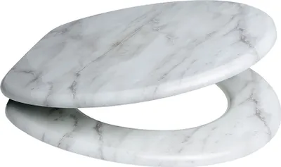 Produktbild von SANILO® WC-Sitz Marmor, Toilettendeckel direkt vom Hersteller, Klodeckel, Klobrille, WC Deckel, Toilettensitz, Toilettenbrille, WC Brille