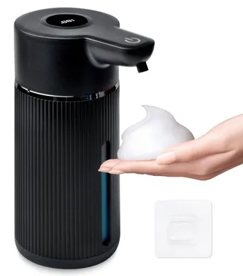 Produktbild von Automatischer Seifenspender, elektrischer Schaumseifenspender 420 ml mit Sensor, berührungslos für Wand- und Tischmontage, USB-aufladbar, wasserdicht (IPX6), 4 einstellbare Stufen, schwarz