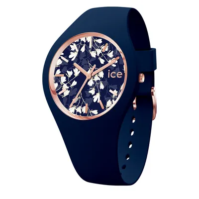 Produktbild von Ice Watch Damenuhr ICE flower Blue Lily Blau 020511
