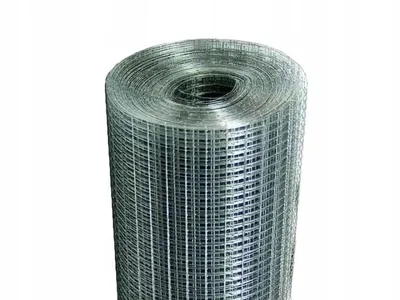 Zdjęcie produktu dla Siatka Hodowlana zgrzewana Ogrodowa Ocynkowana 0,5 x 5mb 25x25mm oczko